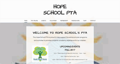 Desktop Screenshot of hopeschoolpta.org