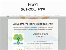 Tablet Screenshot of hopeschoolpta.org